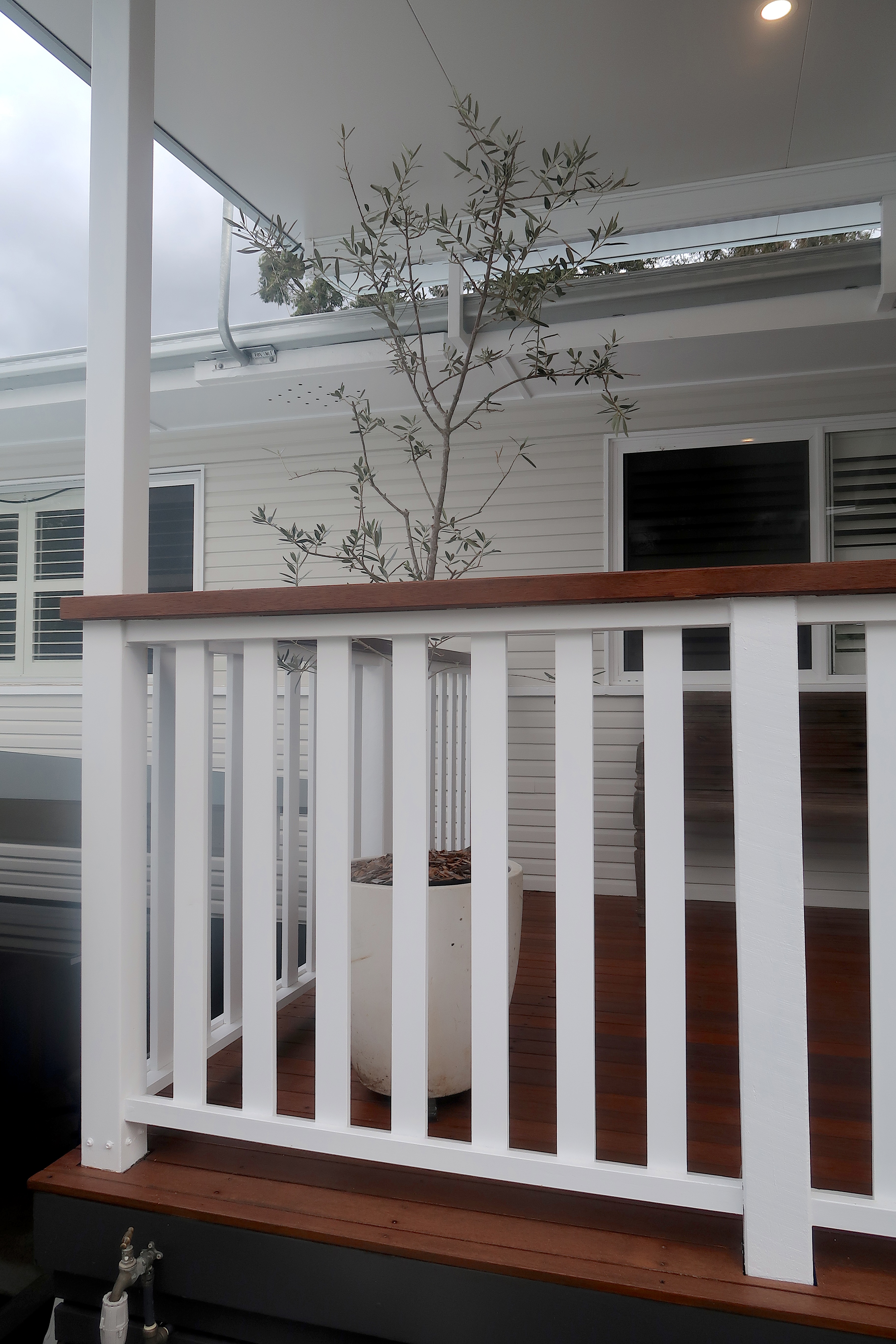 Front porch balustrade detail